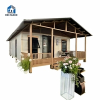 Kit de maison conteneur extensible RELYANCE, design contemporain, 20 pieds, maison d'hôtes portable robuste, résistante au feu, modèle Shandong
