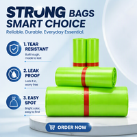 Sacs d'expédition et de messagerie personnalisés en polyéthylène vert, imperméables et durables, imprimés pour l'envoi de vêtements