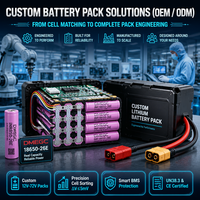 Batterie lithium-ion DMEGC IMR INR18650 26E 30P 25P 3.7V 2600mAh 5C à décharge maximale élevée, cellule DMEGC 2600mAh pour outils électriques et vélos électriques