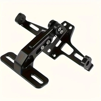Support de plaque d'immatriculation arrière réglable CNC XY Racing pour moto, en alliage d'aluminium, accessoires universels de modification