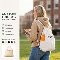 Sac à cordon de haute qualité, durable, en toile de coton, personnalisable, réutilisable, pour le sport et la gym, unisexe, en promotion
