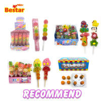 BESTAR Bonbons Gélifiés en Forme de Boule de Fruits Mélangés, Bonbons Gélifiés Personnalisés Remplis de Confiture, Bonbons Gélifiés en Forme d'Œil avec Sauce Fruitée à l'Intérieur, Confiserie Gélifiée