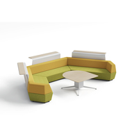 Conjunto Modular de Alto Rendimiento con Módulos Intercambiables, Tela Personalizable, Tamaño a Medida, para Proyectos Comerciales, Oficinas, Vestíbulos y Contratos