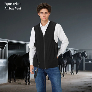 Gilet airbag professionnel avancé certifié CE pour <span class=keywords><strong>moto</strong></span> et équitation, respirant, gonflable - Product Image 1