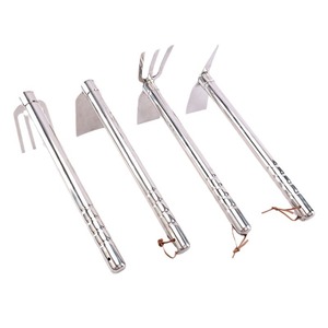 Xilei Hardware Stainless Steel Garden Hoes And Rakes With Wooden Handles Agricultural Weeding Digging Tool For Vegetable - Product Image 4