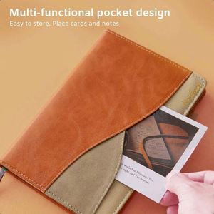Carnet de notes A5 en cuir rigide de qualité supérieure avec élastique et porte-stylo, 100 feuilles, personnalisable pour entreprise - Product Image 3