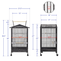 Cage à oiseaux habit de grande qualité Oem, Cage amovible pour oiseaux, perroquet, meilleure qualité avec fil décoratif, original