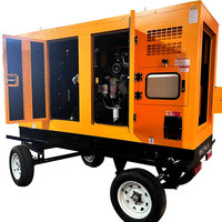 125KVA Diesel Generator Set Mobiler Anhänger Silent Box Tiefsee modul Selbst starten der Stanford Motor Dongfeng Forcummins