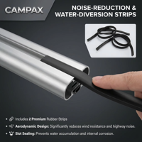 [CAMPAX] Barras Transversales de Techo de Aluminio de 120/130/135/140/150cm para SUV, Ideales para Overlanding |   Dachtrager