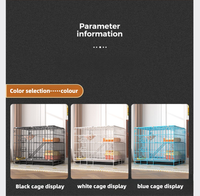 Cage pour chat d'intérieur pliable, grande, à double, triple ou quadruple étages, en fil d'acier métallique thermolaqué, toutes saisons