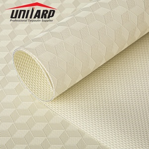 300cm de largeur crème <span class=keywords><strong>anthracite</strong></span> 3D bâche occultante 1100Dtex 9X9 800gsm tissu PVC pour pergolas - Product Image 2