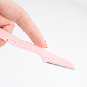 Depiladora de Cejas Plegable, Maquinilla de Afeitar Facial Portátil y Colorida para Cejas, Herramienta de Belleza - Product Image 4