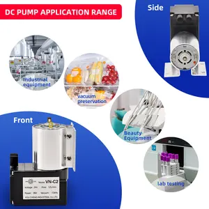 VN-C2 12v/24v 12L/min Silent Industrial DC Electric Small Mini Diaphragm Air Vacuum Pump