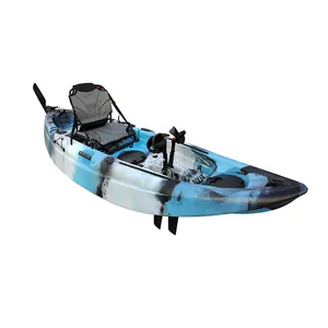 OEM deportes acuáticos al aire libre pesca azul un asiento 1 persona 9 pies kayak barco con asiento de kayak