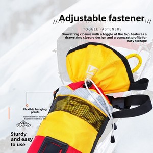 <span class=keywords><strong>Sac</strong></span> <span class=keywords><strong>de</strong></span> sauvetage aquatique fluorescent haute visibilité 4,5KN, ligne <span class=keywords><strong>de</strong></span> vie flottante haute résistance, corde <span class=keywords><strong>de</strong></span> sécurité pour situations d'urgence marines - Product Image 2