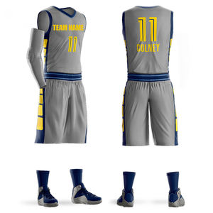 カスタマイズ可能なバスケットボールジャージ昇華プリント速乾性通気性トレーニングバスケットボールユニフォーム # 20 コリンズ # 11 コルニーズ # 7行 - Product Image 5