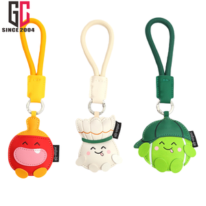 12 ans d'usine personnalisé créatif mignon Animal lettre mot PU cuir porte-clés - Product Image 3