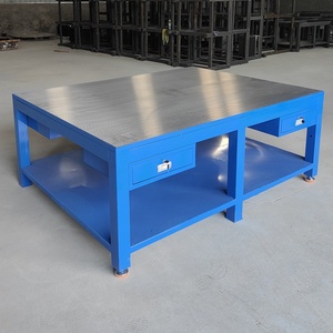 Banc de travail robuste pour monteurs avec tiroirs épaissis en acier, dimensions personnalisables, modèle 02237 (personnalisation possible) - Product Image 1