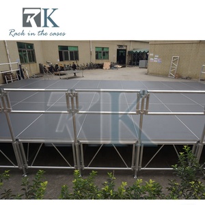 เวทีอลูมิเนียมแบบพกพา ปรับระดับความสูงได้ สำหรับงานกลางแจ้ง คอนเสิร์ต งานแต่งงาน และการแสดง - Product Image 4
