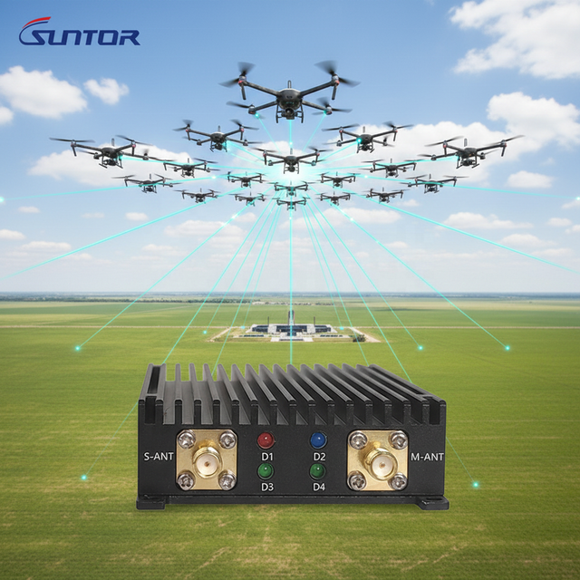 Long Range UAV HD Video Transmission System with Remote Control Dual Antenna MIMO 24Mbps for Real Time Data Link