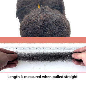 Cheveux AFROLOCS Afro Kinky Curly en Vrac, Cheveux Humains Remy en Gros pour Tressage, Peuvent Être Décolorés en <span class=keywords><strong>Blond</strong></span> - Product Image 6