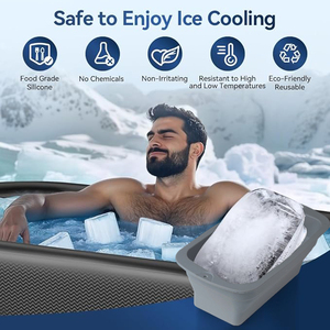 Moule à pain en silicone pliable, bac à pâtisserie et à <span class=keywords><strong>glace</strong></span> multi-usages pliable pour le camping et la cuisine - Product Image 2