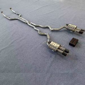 A-HPF E60 <span class=keywords><strong>M5</strong></span> Escape para BMW <span class=keywords><strong>M5</strong></span> E60 <span class=keywords><strong>E61</strong></span> 5.0L V10, Silenciador Valvetronic de Tubo Central Grande Individual con Válvula y Puntas de Escape - Product Image 6