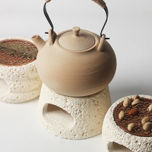 เตาไฟอเนกประสงค์สีครีมทำจากไม้นักบุญสำหรับเผาเครื่องเทศ - Product Image 1