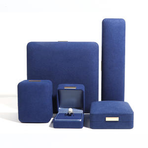 <span class=keywords><strong>Joyero</strong></span> de microfibra de alta calidad Anillo collar pulsera Almacenamiento vintage Embalaje de joyería - Product Image 5