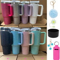2025 nouveau céladon doré sucre grenade H2.0 le confort vacances Collection tasse 40oz avec poignée Quartz plaqué or blanc 30oz
