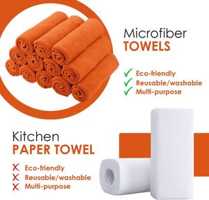 <b>Cheap</b> Wholesale Knitted Quick Dry Super Absorbent Microfiber Cleaning Cloth for Kitchen - Product Image 4