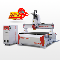 Máquina de Grabado CNC de 3 Ejes Semiautomática con Cambio de Herramienta para Trabajar la Madera