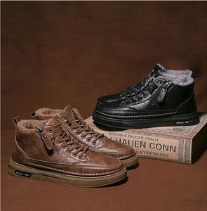 Zapatos de Hombre para Invierno, Nuevas Botas de Nieve, Zapatos Casuales Cálidos para Trabajar, Zapatos de Algodón - Product Image 5