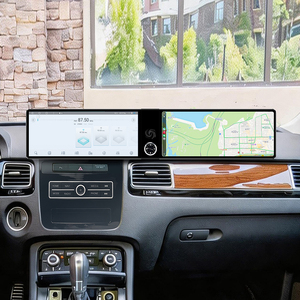 ZWNAV Double écran de navigation multimédia virtuel de 12,3 pouces, écran de navigation Android 13, <span class=keywords><strong>GPS</strong></span> Navi. Pour <span class=keywords><strong>Volkswagen</strong></span> Touareg 2011-2017 - <span class=keywords><strong>Mise</strong></span> <span class=keywords><strong>à</strong></span> niveau - Product Image 1