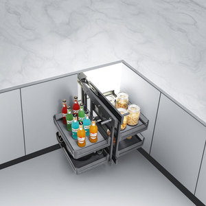 <span class=keywords><strong>Organizadores</strong></span> de Gabinetes de <span class=keywords><strong>Cocina</strong></span>, Cesta Esquinera Extraíble, Cesta Mágica para Esquina - Product Image 5