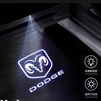 Projecteur de lumière de bienvenue OEM pour portière de voiture, lampe de courtoisie LED 18W 12V pour Challenger Charger, Plug and Play, 2 pièces