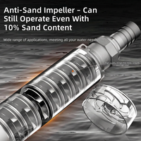 Pompe à puits profond QJ en acier inoxydable pour irrigation montagneuse, avec coque résistante à la corrosion, protection thermique et fonctionnement continu