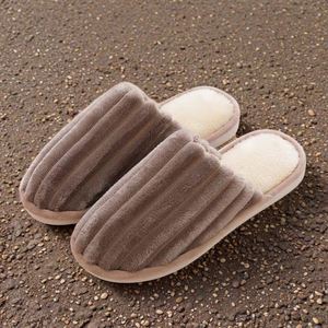 New Cotton Corduroy <b>Slippers</b> Autumn and Winter Warm Non-slip Indoor <b>Slippers</b> Cute Plush <b>Slippers</b> Home - Product Image 5