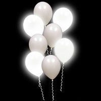 Globos LED Transparentes Bobo en Oferta, Globos de Helio con Luces LED Intermitentes para Navidad