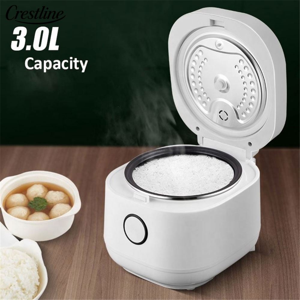 3L Smart Cooking Rice Cooker Electric Stainless Steel Steamer Multi Cooker Low Sugar Mini Rice Cooker