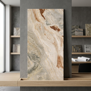 Real Stone Full Body Porcelain Tiles 600x1200mm Polished Marble Floor Wall Tiles for Projects - Product Image 3