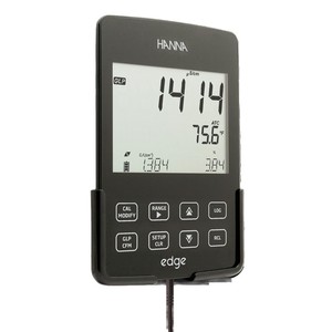 เครื่องวัดคุณภาพน้ำ Hanna Hi2030 วัดค่า EC TDS ความเค็ม อุณหภูมิ หน้าจอแสดงผลดิจิตอลขนาดใหญ่ สำหรับใช้ในห้องปฏิบัติการและภาคสนาม - Product Image 5