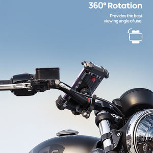 Support de téléphone portable pour vélo Lamicall BM02, mains libres, réglable, support de téléphone pour scooter, antidérapant, <span class=keywords><strong>pince</strong></span> pour guidon de vélo, 4,7-6,8 pouces - Product Image 3