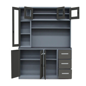 Structure KD, armoire de cuisine polyvalente en acier inoxydable avec fonctionnalité de rangement en métal pour caravanes - Product Image 6