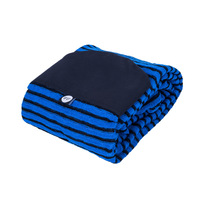 Housse de planche de surf en polyester rayé, toutes tailles, douce et élastique, sac de protection pour planche de surf, chaussette de protection pour SUP