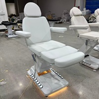 Cama de Masaje Curva en Forma de S para Salón de Belleza, Cama de Pestañas de Lujo, Muebles Premium para Salón, Cama de Masaje para Spa