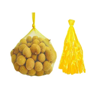 agro products Red Raschel Leno Bag 50kg Net Bags For Vegetables/ Produce Onion Sacks Netted Bags For Vegetables