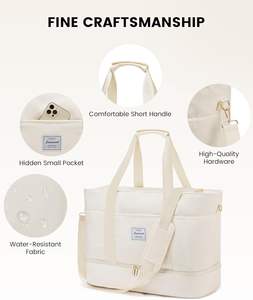 Bolsa de Lona Cruzada de Hombro para Mujer, para Compras, Viajes, Trabajo, Resistente, Personalizable, Bolsa de Mensajero - Product Image 3