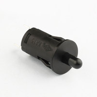Interrupteur de porte avec bouton poussoir noir, pour réfrigérateur, 10a, 250v, livraison directe depuis l'usine