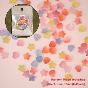 Paso Sico populaire aléatoire mixte congelé creux coeur 3D résine bricolage <span class=keywords><strong>Nail</strong></span> <span class=keywords><strong>Art</strong></span> fournitures manucure conceptions Kawaii breloques 3D - Product Image 4